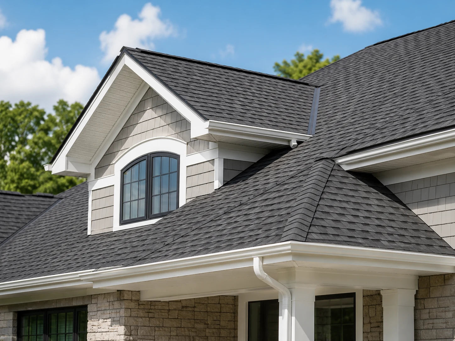 Clean residential roof in South Jersey